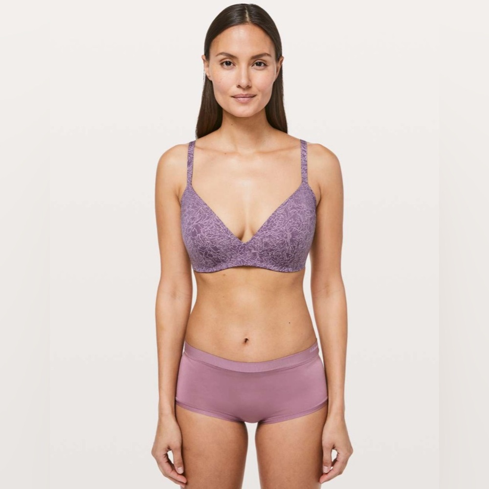 Lululemon 38B Arabesque Antoinette Smoky Quartz Take Shape Bra